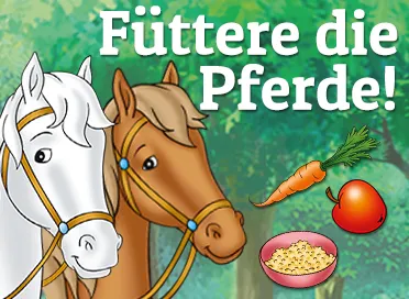 Bibi und Tina Spiel kostenlos Pferdefüttern