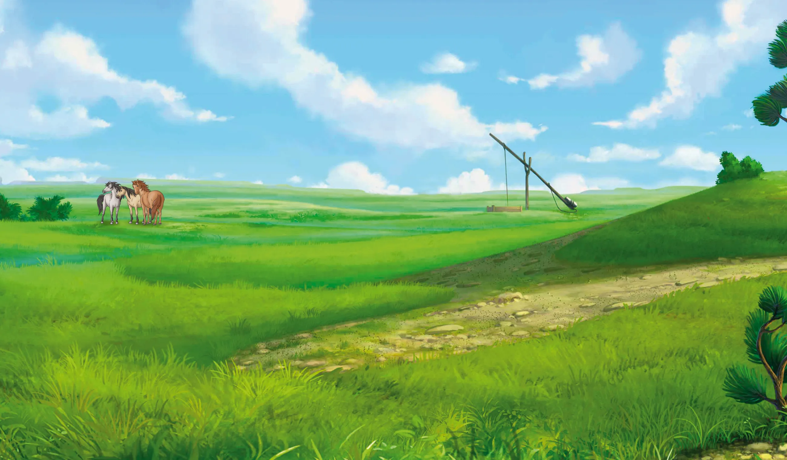 Hintergrund Puszta